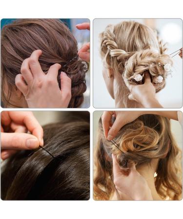 DURAIU 150 Pcs 6cm Bobby Pins for Women Hair Styling - Strong Hair Grips for Hairdressing Salons (Black) - Buy Online on GoSupps.com