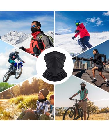 Qhui Multifunctional Hose Scarf - 4 Pack Neckerchief for Men & Women | Breathable Quick-Drying Sun Protection for Motorcycle Running & Cycling - Buy Online on GoSupps.com
