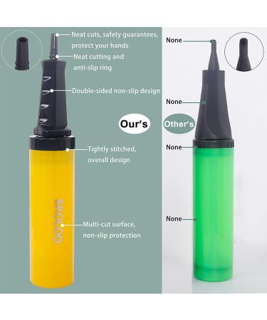 SKOLOO Hand Air Pump for Exercise Balls, Yoga Ball, Gym Horse Hopper, Unicorn Bouncer, Balloon & Inflatables - Two-Way Yellow Hand Pump - Buy Online on GoSupps.com