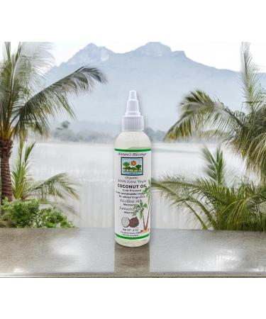 Nature's Blessings 100% Extra Virgin Coconut Oil for Skin & Hair - 4oz | Premium Quality Hydrating & Nourishing - International Shipping Available - Buy Online on GoSupps.com
