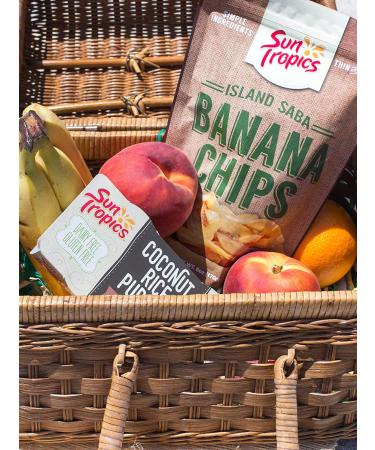 Buy SUN TROPICS Island Saba Banana Chips - 6 OZ | Healthy Snack Delivered - Buy Online on GoSupps.com
