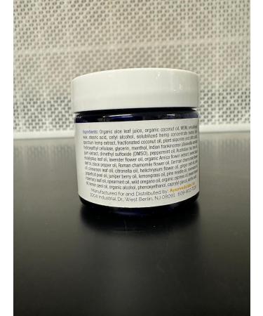 Joint & Muscle Therapy Cream - Soothing Relief for Back Neck Hands & Feet - Hemp Infused Organic Coconut Oil Vitamin B6 MSM & Boswellia - Non-Greasy 2oz - Buy Online on GoSupps.com