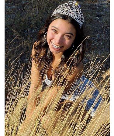Sweet 16 Rhinestone Birthday Crown - Girls Princess Tiara and Headband - Buy Online on GoSupps.com