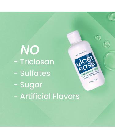UlcerEase Anesthetic Mouth Rinse 6 Fl Oz - Updated Packaging - Buy Online on GoSupps.com
