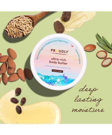 Ultra-Rich Body Butter by Gabrielle Union & Dwyane Wade | Deep Moisture Lotion for Babies Kids & Adults | Shea & Argan Oil | Sweet Vanilla Scent - 4.4 oz - Buy Online on GoSupps.com