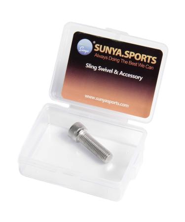 SUNYA Bow Wrist Sling Mounting Bolt, 5/16-24x1 Stainless, Thread Length 1", Box Package.