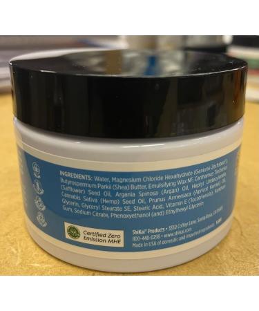 ShiKai Magnesium & Hemp Oil Body Cream - Stress Relief Lotion for Muscle Ease - Fragrance-Free 2 fl oz - International Shipping Available - Buy Online on GoSupps.com