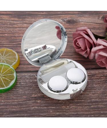 ZJchao Portable Contact Lens Container - 4 Colors Marble Design Eye Care Kit - Durable Plastic - Buy Online on GoSupps.com