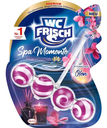 Toilet Fresh Spa Moments Harmony Toilet Stone - Luxurious Essential Oils for Long-Lasting Fragrance | 10 Pack - 50g Each - Buy Online on GoSupps.com