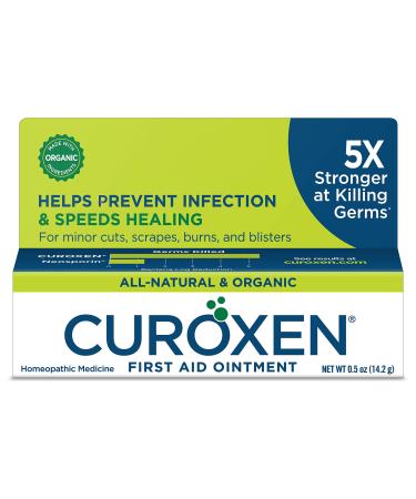 CUROXEN First Aid Antibiotic Ointment 0.5oz | All-Natural & Organic Ingredients (0.5 Ounce)