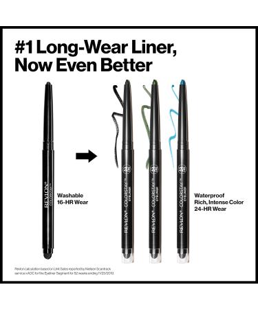 Revlon Colorstay Eye Liner Twin Pack Black Brown 0.01oz - Long Lasting Waterproof Formula - Buy Online on GoSupps.com