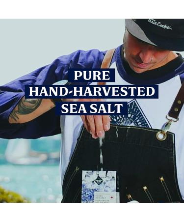 Vancouver Island Flaky Sea Salt - 8.8 oz | Hand Harvested Large Flake Salt for Seasoning, Baking, Cooking & Finishing - All Natural - Buy Online on GoSupps.com