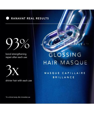 RANAVAT Glossing Hair Mask - Repair Damaged Hair with Hyaluronic Acid & Moringa Oil | Vegan & Cruelty-Free Hair Care (5 oz - Buy Online on GoSupps.com