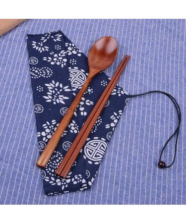 Coffee Spoon Kit Portable Wood Tableware Set Eco-Friendly Wood Tableware Tableware Set for Outdoor Travel Kitchen Office Use Home Use - Buy Online on GoSupps.com