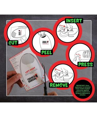 Trainer Armour Big Toe Hole Preventer Patches with Applicator - Shoe Burst Prevention Repair Patch for Running Shoes and Sneakers - Buy Online on GoSupps.com
