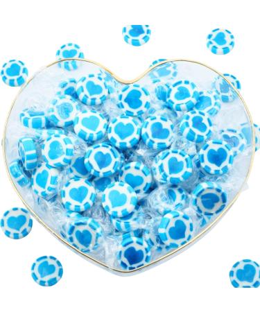 EinsSein Heart Wedding Sweets Blue/Turquoise-White 500 g | 140 Piece Sweets Heart Sweets | Table Decoration Candy for Wedding - Buy Online on GoSupps.com