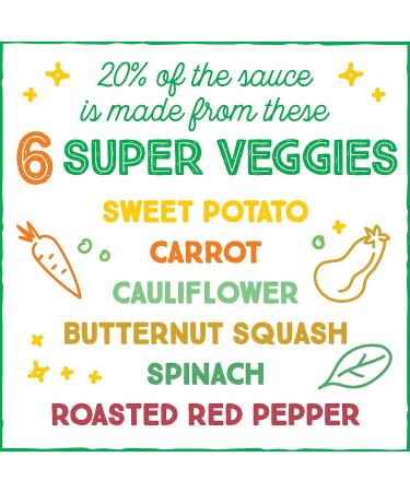 Prego Hidden Super Veggies Traditional Italian Tomato Sauce 24oz Jar - Pack of 6 | Deliciously Healthy Pasta Sauce - Buy Online on GoSupps.com