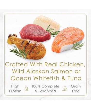 Fancy Feast Petites Wet Cat Food Pate Collection Variety Pack 3 Flavours - 79.4 g x 24 Tray (24 Pack) & Wet Cat Food Poultry Pleaser Variety Pack 3 Flavours - 85 g Can (12 Pack) Wet Cat Food+ Cat Food 3 Flavours - Buy Online on GoSupps.com