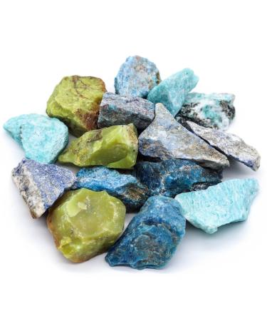 Lavisa premium healing stones gemstones set |Stone stones crystals as decoration or for water treatment |100% natural stones mineral stones |Basic mixture of gem water (vital mix) Vital mixing nature