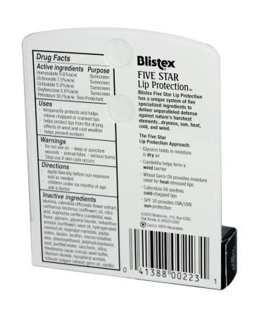 Blistex Five Star Clip Strip - 24 Pcs | Premium Health & Beauty Products - International Shipping Available - Buy Online on GoSupps.com