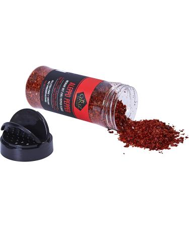 Cerez Pazari Aleppo Pepper 5.29 oz - Crushed Turkish Red Chili Pepper Flakes - Moderate Heat Middle Eastern Spice - Product of Turkey - Buy Online on GoSupps.com