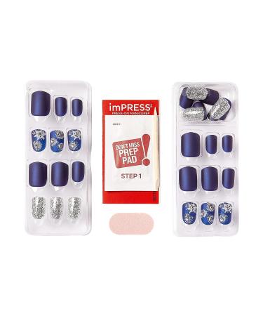 imPRESS Holiday Limited Edition Blue Press-On Nails - Feeling Pine - Buy Online on GoSupps.com