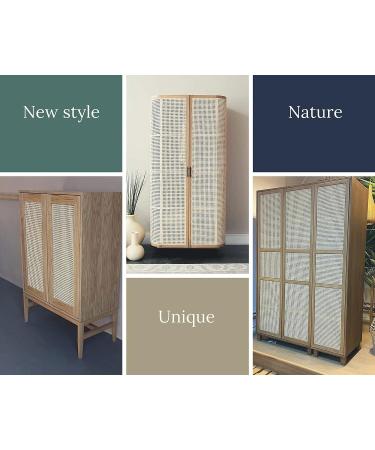 Natural Rattan Webbing for Caning Projects - Pre-Woven Open Mesh Cane Sheet Roll (3 FEET) - Buy Online on GoSupps.com