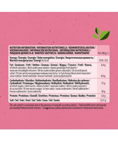 Panda Natural Raspberry Licorice Bar | Vegan Fat-Free | 32g x 36 Bars - Pure Lakritz Sweets with Only Four Ingredients - Buy Online on GoSupps.com