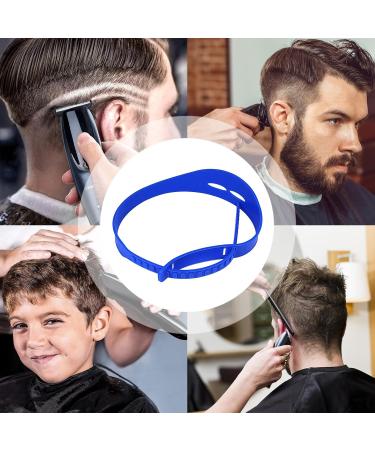 Silicone Band Band for Hair Silicone Haircut | -haircutting System Adjustable Haircut Tool Haircut Guide Hair Clipping Guide Haircutting Template Skin Guide Haircutting Tool for Clippers Blue - Buy Online on GoSupps.com