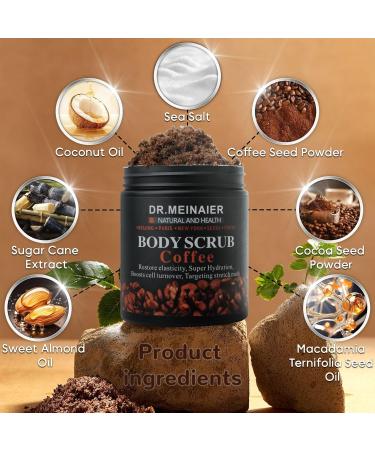 Coconut Oil Moisturizing Cream & Arabica Coffee Scrub Set Nourishing Coconut Face Cream & Body Exfoliator 2-Piece Skin Care Combo for Smooth Soft Skin - Buy Online on GoSupps.com