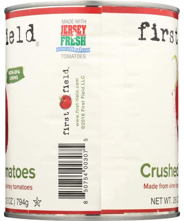 First Field Crushed Tomatoes 28 oz - Premium Quality Tomatoes for Recipes - Buy Online on GoSupps.com