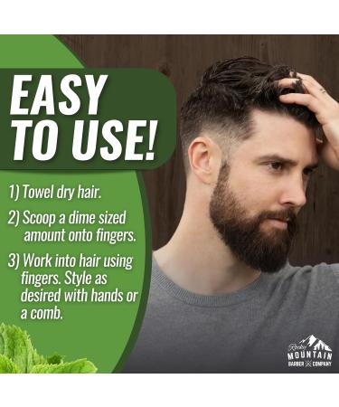 Men's Fiber Hair Cream - Classic Styling Product with Medium Hold & Shine | No Artificial Fragrance | All Hair Types | Easy Wash | 4 oz - Buy Online on GoSupps.com