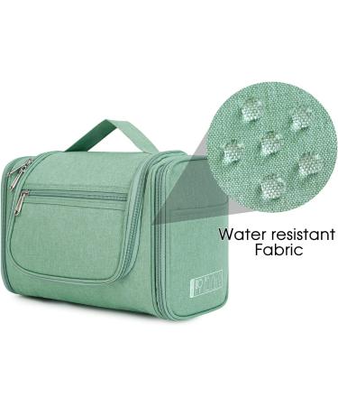 WANDF Large Hanging Toiletry Wash Bag Travel Organizer - Green | Men Women Makeup Cosmetic Case - Buy Online on GoSupps.com