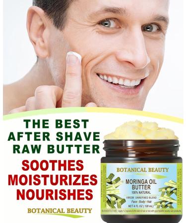 Botanical Beauty MORINGA OIL BUTTER Pure Natural Virgin Unrefined RAW 2 Fl. Oz.- 60 ml for FACE SKIN BODY DAMAGED HAIR NAILS. 2 Ounce (Pack of 1) - Buy Online on GoSupps.com