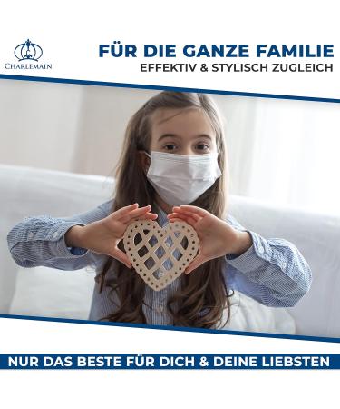 Charlemain 150x Surgical Masks - German Made EN 14683 Type IIR CE Certified BFE 99.9% Disposable 3-Layer Latex-Free Mouth and Nose Protection - 150 Pack White - Buy Online on GoSupps.com