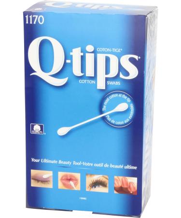 Q-tips Cotton Swabs 1170 Count 1170 Count (Pack of 1) Swabs - Buy Online on GoSupps.com
