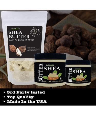 GreenIVe 100% Pure Shea Butter Raw - 8 oz Jar | Exclusively on Amazon - Buy Online on GoSupps.com