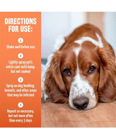 TropiClean Natural Flea & Tick Spray 16oz - Kills & Repels Fleas, Ticks, Larva & Eggs - Made in USA - Buy Online on GoSupps.com