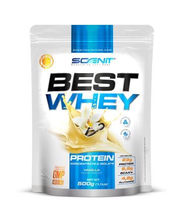 Whey protein powder - best whey protein - protein powder - iso whey protein - protein whey - whey isolate - whey protein isolate - whey isolate protein powder - 500 g (vanilla)