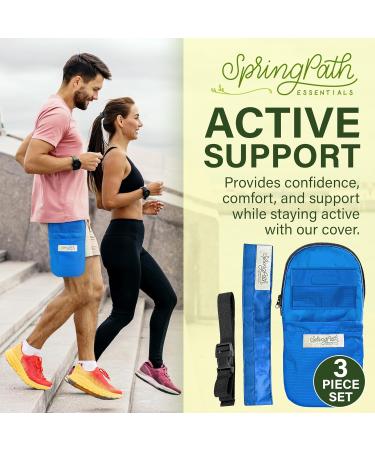 Double Nephrostomy Tube & Drainage Bag Cover - Royal Blue | International Shipping Available - Buy Online on GoSupps.com