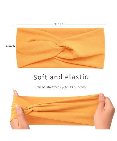 10 PCS Non Slip Elastic Women's Headbands for Yoga Workout Running - Multi-colored - Buy Online on GoSupps.com