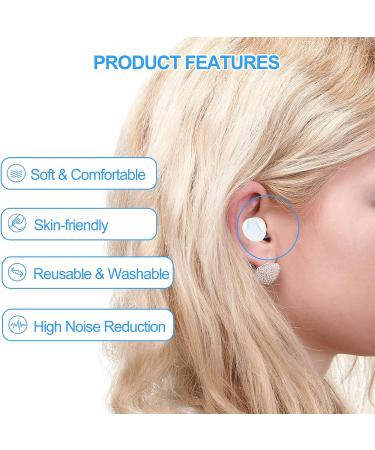 Hush Plugz 10 Pairs 40db Foam Earplugs for Sleeping Noise Cancelling - Reusable and Ultra Soft Hearing Protection for Snoring, Work, Shooting & Loud Events - Buy Online on GoSupps.com