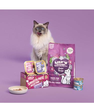 Lily's Kitchen Natural Pate in Tray for Senior Cats Chicken Recipe Grain Free (19 x 85 g trays) - Buy Online on GoSupps.com