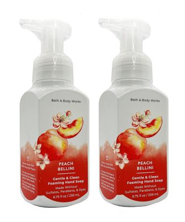 Bath&Body Works Peach Bellini Foaming Hand Soap 8.75oz - Pack of 2 - Buy Online on GoSupps.com