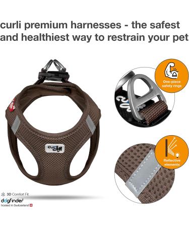 Buy Vest Harness Air-Mesh Brown 3XS - No Curli D-Ring Buckle | International Shipping Available - Buy Online on GoSupps.com