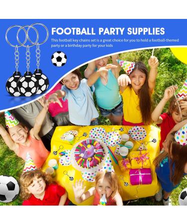 Mini Football Keychains - 12 Pack Soccer Keyrings for Kids | Perfect for Party Favors & Backpacks - Buy Online on GoSupps.com