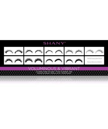 SHANY Eyelash Extend - Set of 10 Assorted Reusable Thick & Dramatic Eyelashes | International Shipping Available - Buy Online on GoSupps.com