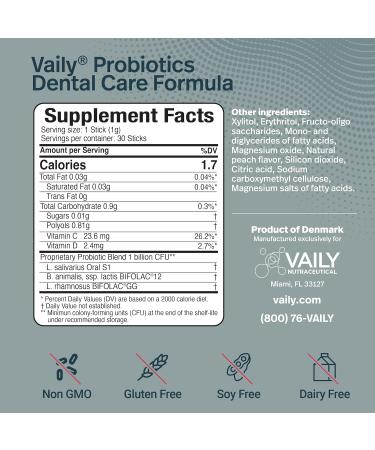 Oral & Dental Probiotics Powder for Teeth & Gums - Fresh Breath & Cavity Protection for All Ages - 30PK - Buy Online on GoSupps.com