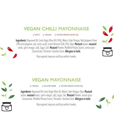 Lucy s Dressings Vegan Mayonnaise Bundle 1 x Vegan Chilli Mayo 240g and 2 x Vegan Mayo 240g - Buy Online on GoSupps.com