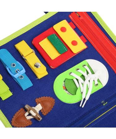 Dementia Sensory Pad Blanket | Alzheimer's Activity Apron & Fear Relief Solutions | Memory Loss Educational Toy Gift - Buy Online on GoSupps.com